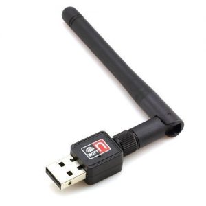 High Speed USB WiFi Adapter with Antenna 802.11n - 300Mbps (Black)